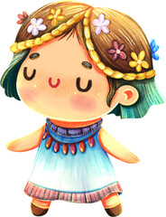 Zodiac Sign - Hand Drawn Illustration - Virgo