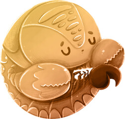 Zodiac Sign - Hand Drawn Illustration - Scorpio