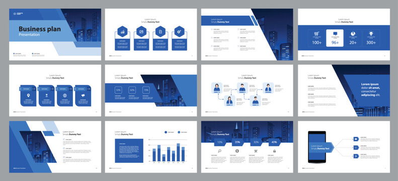 business presentation template design backgrounds and page layout design for brochure, book, magazine, annual report and company profile, with info graphic elements graph design concept