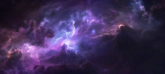 Fototapeta premium Multi-colored smoke on a black background