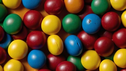 Colorful chocolate candy background