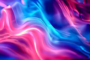 Naklejka premium Colored waves abstract background