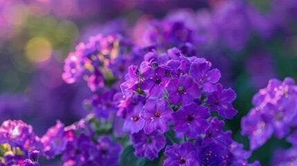Vibrant Purple Statice in Bloom