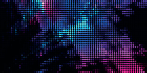 ata technology background. Abstract background. Connecting dots and lines on dark background. 3D rendering.