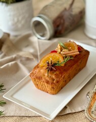 fruit cake loaf