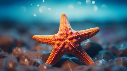starfish on the beach