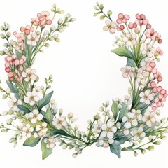Fototapeta premium Alyssum, isolated on white background