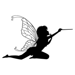 Fototapeta premium Fairy Silhouette