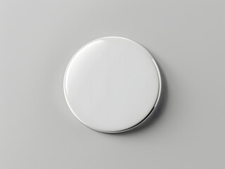Blank top view pin badge mockup