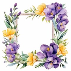 Obraz premium Freesia, isolated on white background