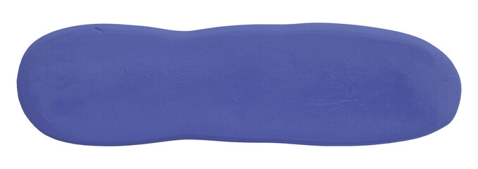 Obraz premium Plasticine is a purple brush isolated on a transparent background.