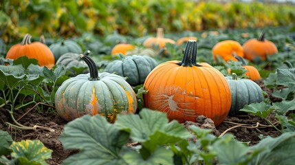 Bountiful Pumpkin Patch Awaits Autumn Harvest