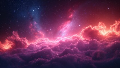 Abstract neon fabric background, light waves of transparent silk