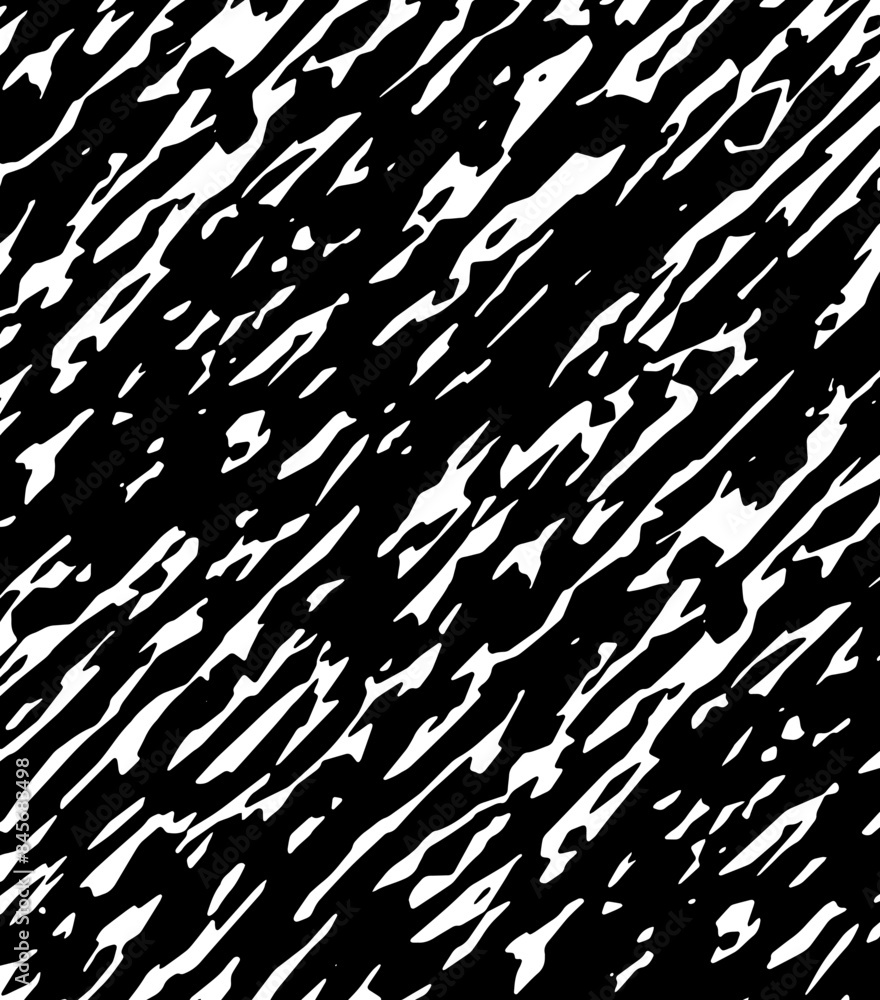 Poster black and white abstract grunge pattern. for backgroud and jersey printing. fully editable vector el