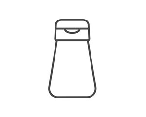 Vector icons of beauty, cosmetics and care. Bottle, jar, shower gel, face cream, body lotion, spray, ointment, paste.