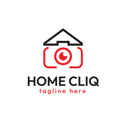 logo design for houses and cameras, lenses, eyes, roofs, construction. logo design templates icons, symbols, creative, ideas
