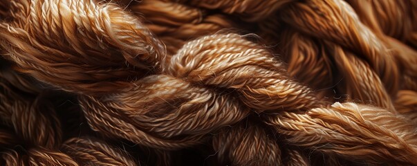 Detailed wool texture with intricate patterns, 4K hyperrealistic photo