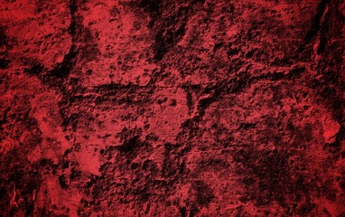 Abstract red cement wall texture and background. Red gradient background. Rich red texture. Abstract red background. Red abstract blurred gradient background
