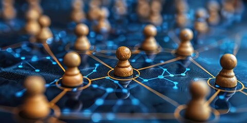 network concept human resources strategy management strategy