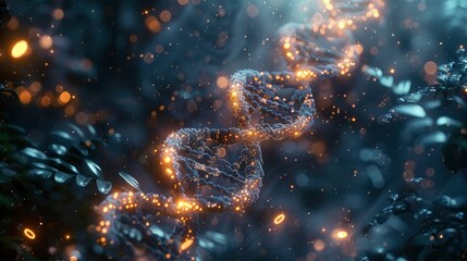 Fototapeta premium Futuristic scene of the world