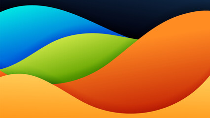 Abstract background with soft gradient color on background .Vector background for wallpaper. Eps 10