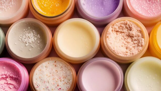 An assortment of natural deodorants made with ingredients like baking soda and essential oils for an effective yet gentle alternative to mainstream deodorants.