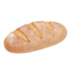 ドイツのパンのイラスト　Mischbrot（ミッシュブロート）