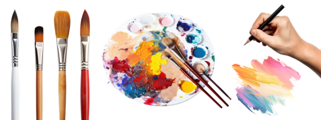 PNG Art tools  cut out element set