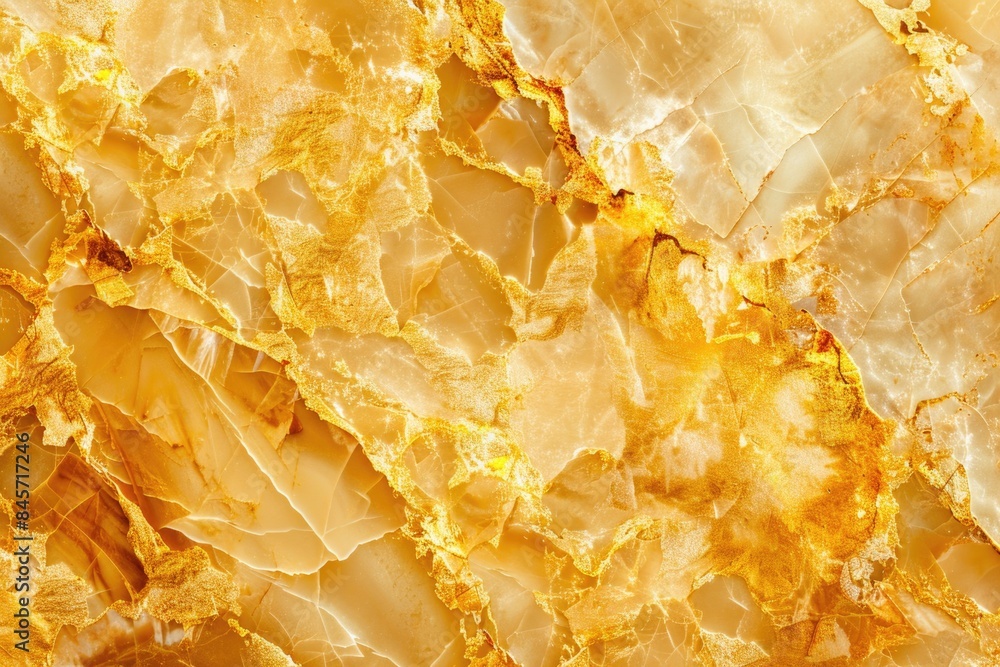 Aufkleber A close-up shot of a bright yellow marble surface with subtle texture and pattern