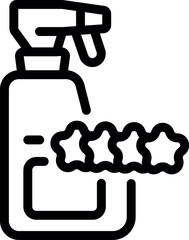 Cleaning product receiving a five star review for its effectiveness