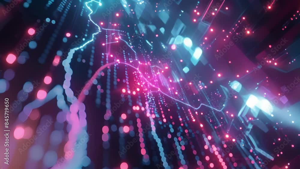 Poster the force of a blockchain thunderstorm reminds us of the immense potential of decentralized technolo
