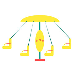 Children's attraction. Yellow attraction.