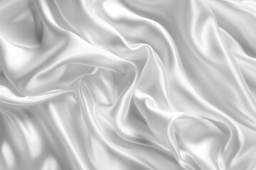 Fototapeta premium Close-up shot of white fabric texture