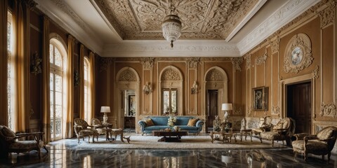 A luxurious classic-style mansion in Beverly Hills, California.