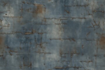 Obraz premium Grungy worn denim texture with faded highlights, tears, and stitching in chaos 20 theme