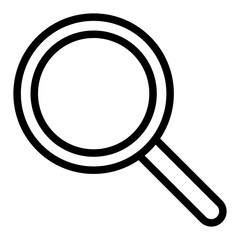 search line icon vector illustration isolated on white background