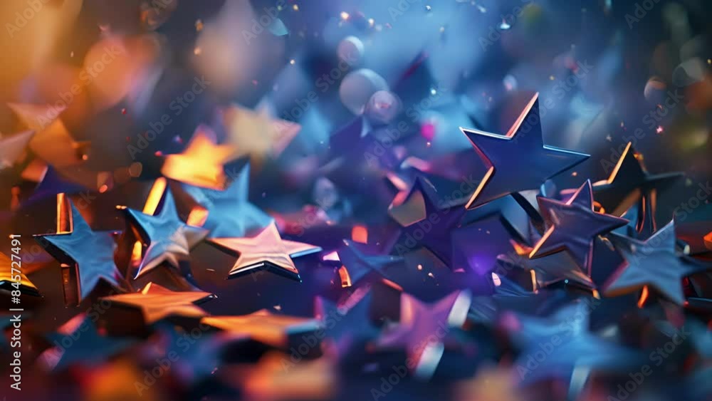 Poster a constellation of stars each representing a different digital currency highlighting the global impa