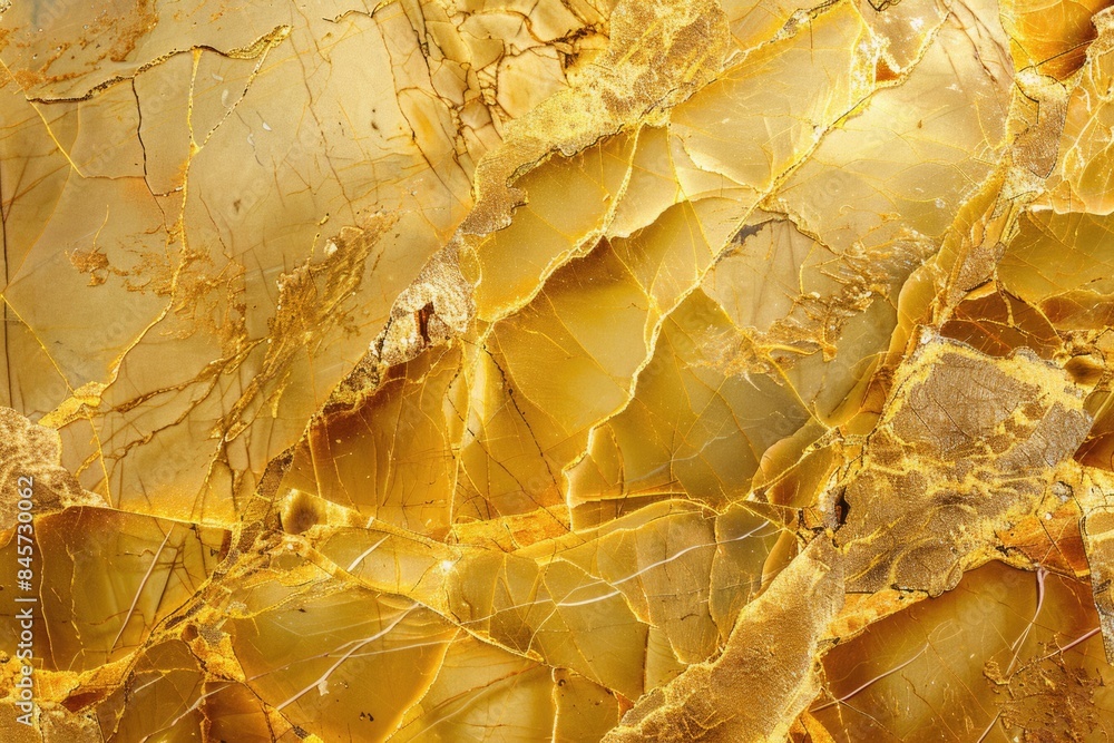 Poster close-up view of a polished marble surface with intricate veining