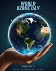 World Ozone Day is Commemorated Every September 16 To Raise Public Awareness About Of The Earth Layer And Protecting Environment. Ozone Day: A Reminder to Care"