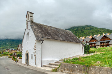 Fototapeta premium Bossost is a Spanish municipality located in the western part of the Aran Valley region, in the province of Lleida, Catalonia.
