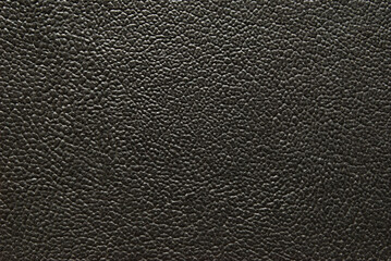 Black leather texture as background	