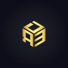 DRE logo. D R E design. White DRE letter. DRE, D R E letter logo design. D R E letter logo design in FIVE, FOUR, THREE, style. letter logo set in one artboard. D R E letter logo vector design.