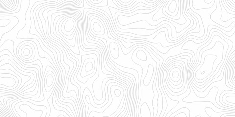 Seamless pattern with lines Topographic map. Geographic mountain relief diagram line wave carve pattern.