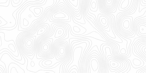 Seamless pattern with lines Topographic map. Geographic mountain relief diagram line wave carve...
