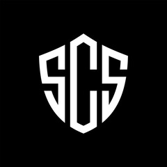 Letter SCS Logo can be used for company, icon, logo and etc
