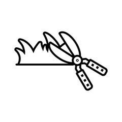Pruning Shears Icon Ideal for Gardening and Horticulture Illustrations