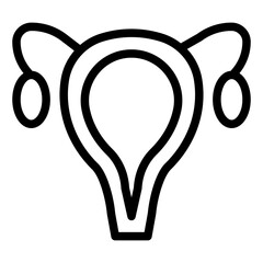 excretory line icon vector illustration isolated on white background