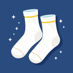 christmas sock with snowflakes