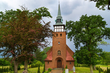 kościół katolicki w Izbicy poland © Marek