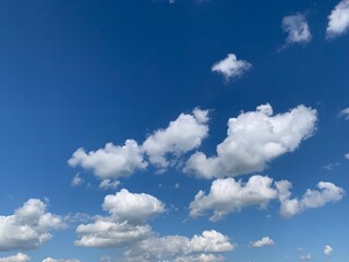 blue sky with clouds